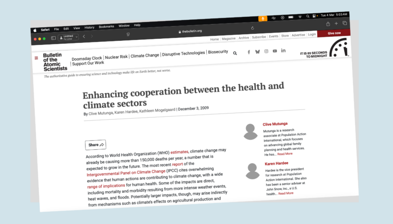 From Margins to the Mainstream: Advancing Climate–Health Integration from Copenhagen to WHA78